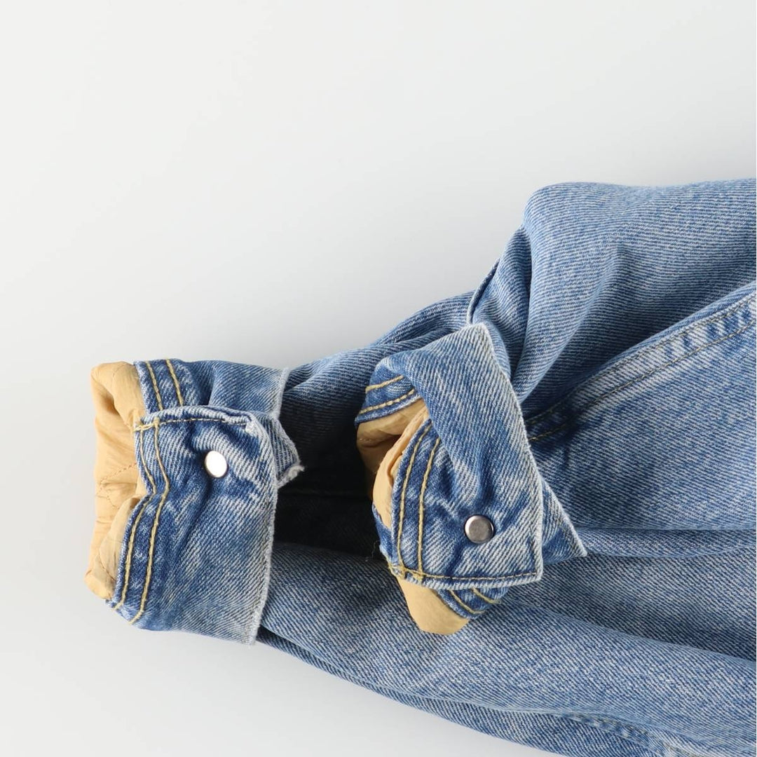 Vintage 90'S Lee DUNGAREES denim jacket, size M, men's unclear blue type Vintage Second Hand