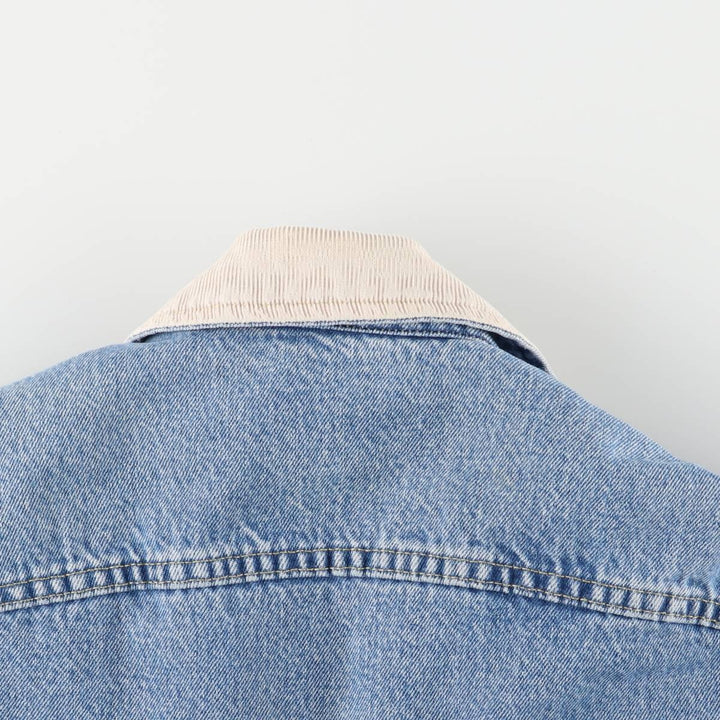 Vintage 90'S Lee DUNGAREES denim jacket, size M, men's unclear blue type Vintage Second Hand