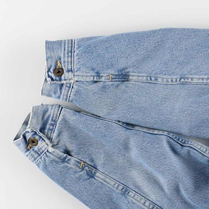 Vintage 90'S Lee DUNGAREES denim jacket, size M, men's unclear blue type Vintage Second Hand