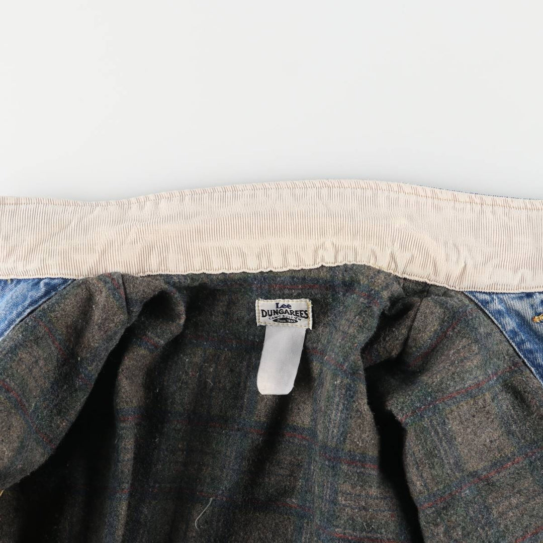 Vintage 90'S Lee DUNGAREES denim jacket, size M, men's unclear blue type Vintage Second Hand