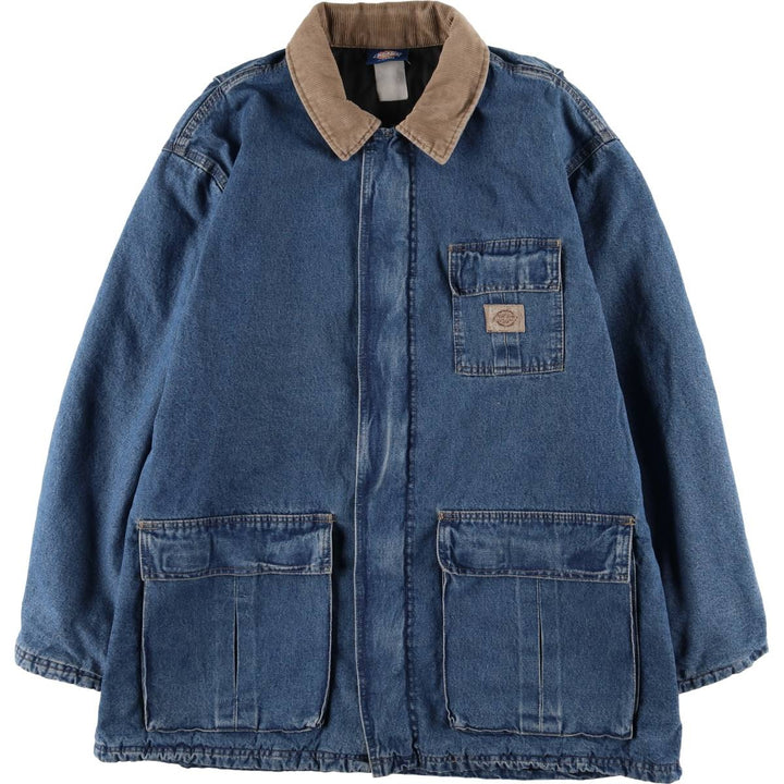 Dickies denim coveralls, men's size XL unclear blue type Vintage Second Hand