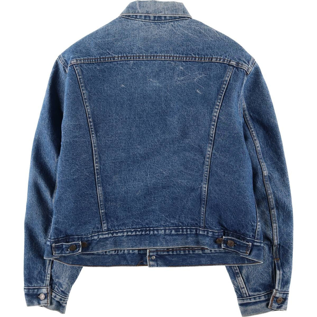 80'S Levi's 70506-0317 denim jacket, denim jacket, made in USA, men's size M, vintage cotton blue type Vintage Second Hand