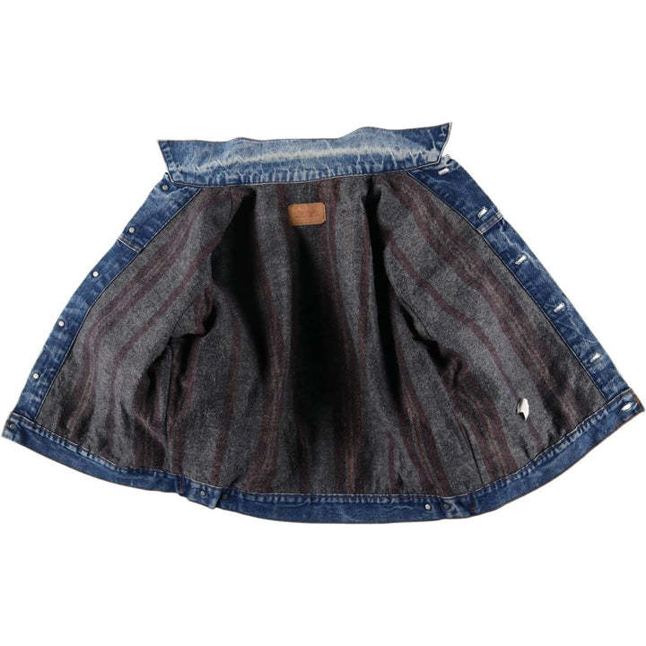 80'S Levi's 70506-0317 denim jacket, denim jacket, made in USA, men's size M, vintage cotton blue type Vintage Second Hand