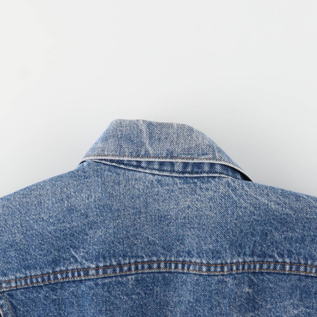 80'S Levi's 70506-0317 denim jacket, denim jacket, made in USA, men's size M, vintage cotton blue type Vintage Second Hand