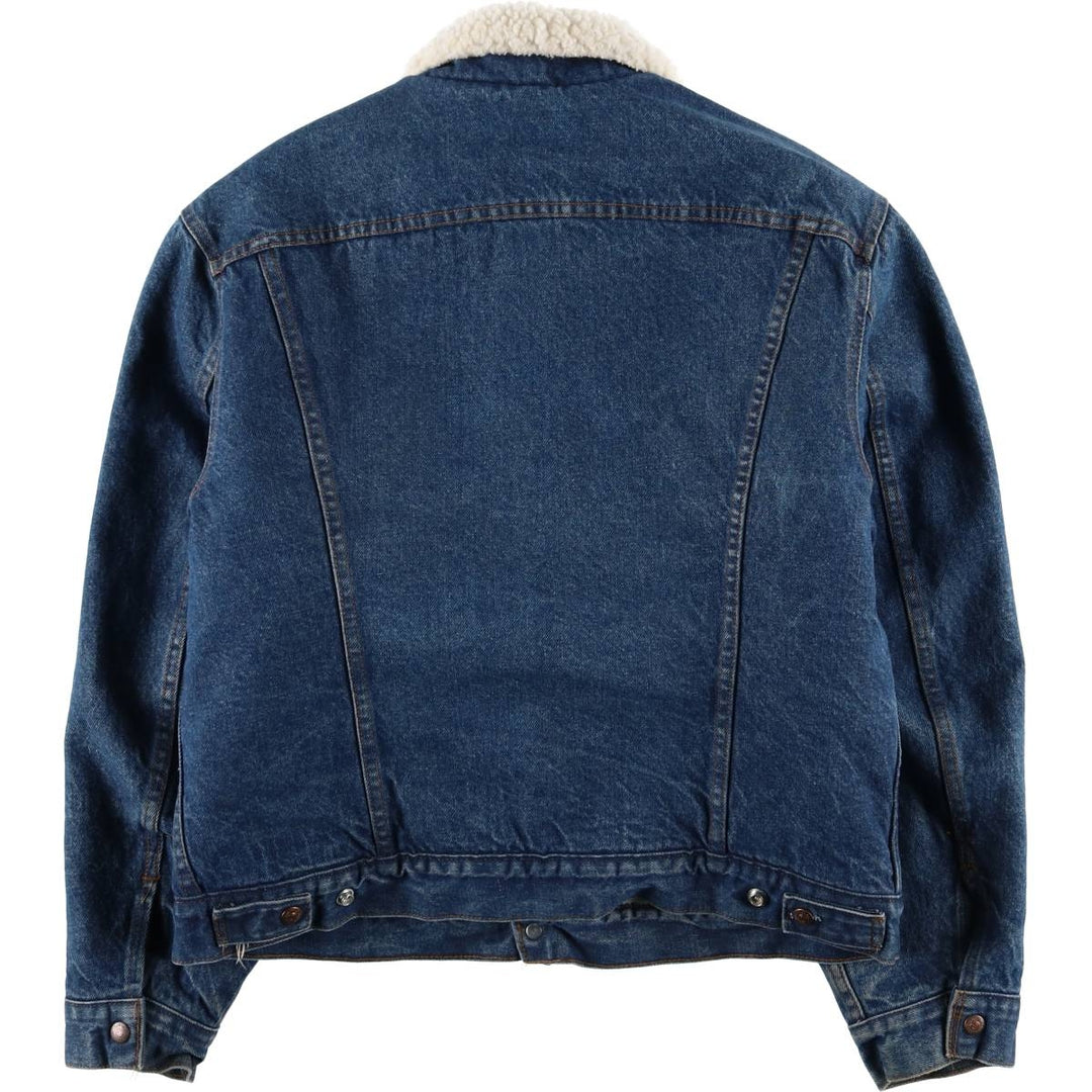 Vintage 1970'S Levi's padded denim jacket with orange tab, size L, men's unclear blue type Vintage Second Hand