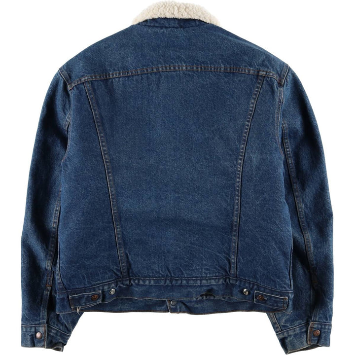 Vintage 1970'S Levi's padded denim jacket with orange tab, size L, men's unclear blue type Vintage Second Hand