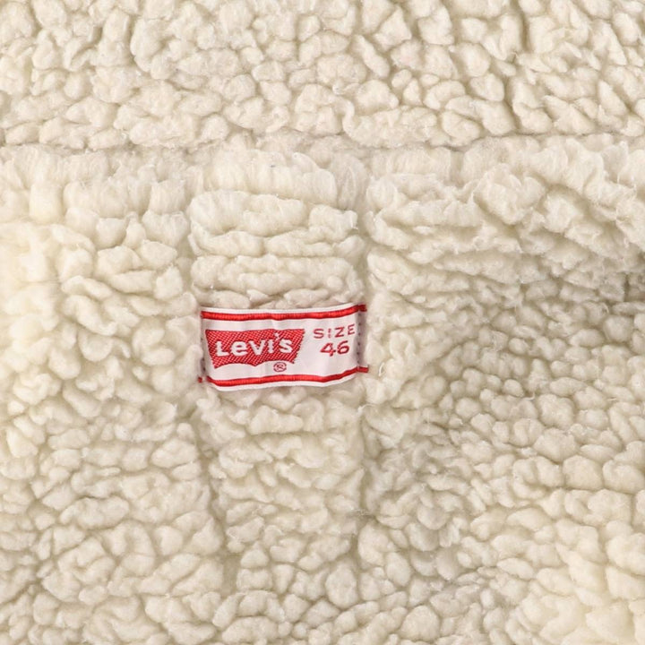 Vintage 1970'S Levi's padded denim jacket with orange tab, size L, men's unclear blue type Vintage Second Hand