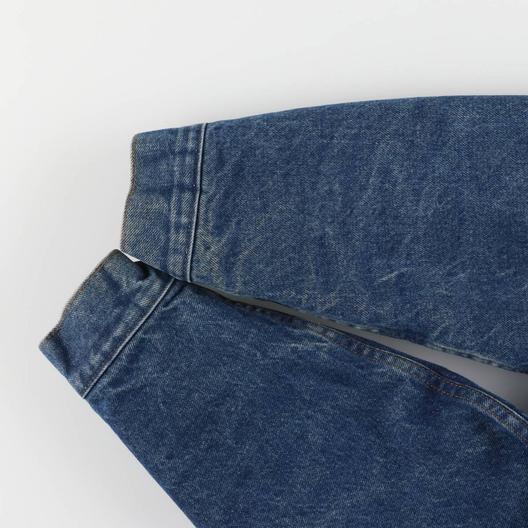 Vintage 1970'S Levi's padded denim jacket with orange tab, size L, men's unclear blue type Vintage Second Hand