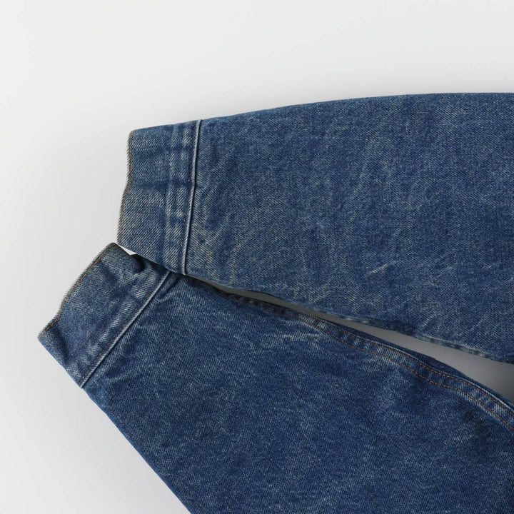 Vintage 1970'S Levi's padded denim jacket with orange tab, size L, men's unclear blue type Vintage Second Hand