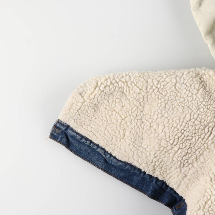 Vintage 1970'S Levi's padded denim jacket with orange tab, size L, men's unclear blue type Vintage Second Hand