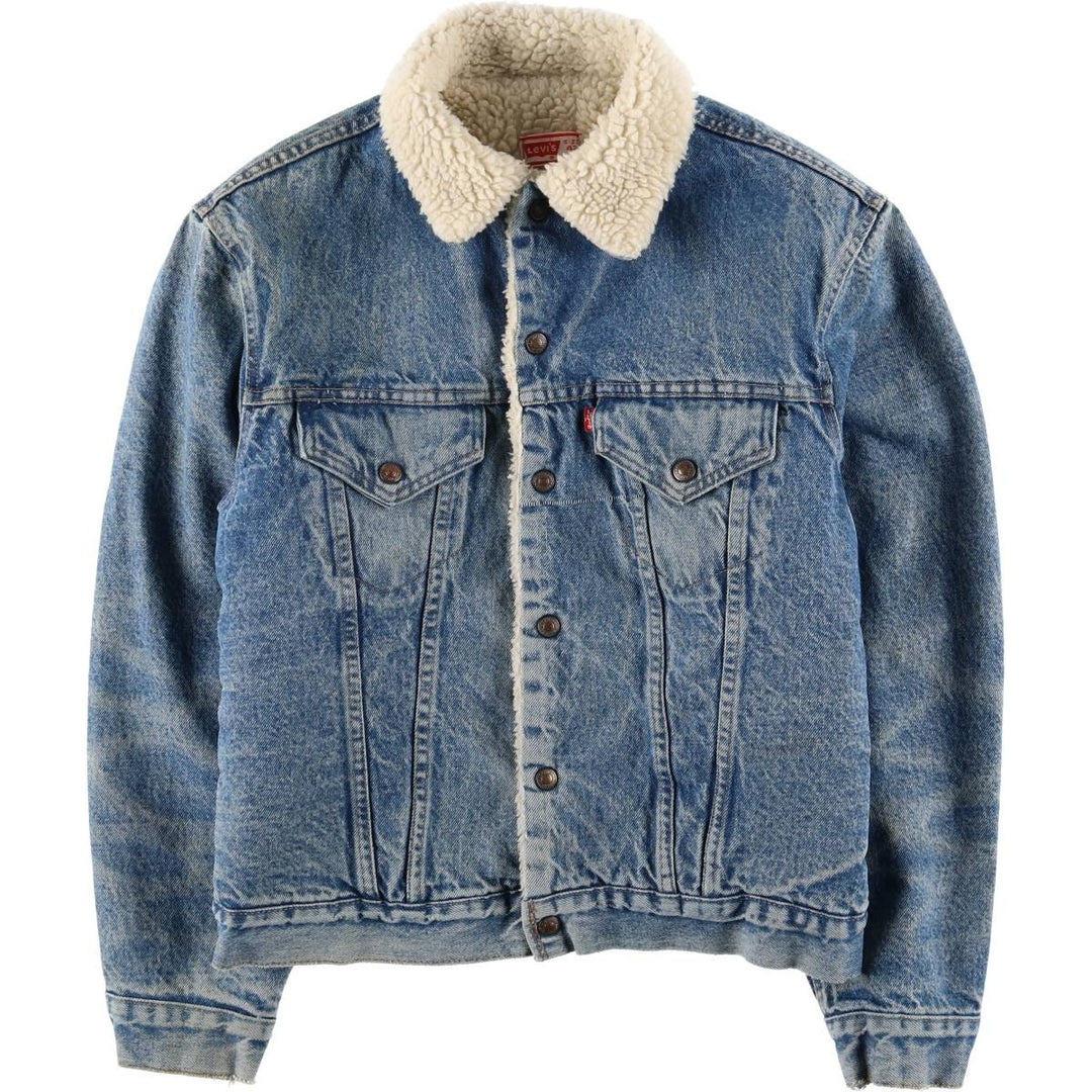 70'S Levi's denim jacket, men's size small unclear blue type Vintage Second Hand
