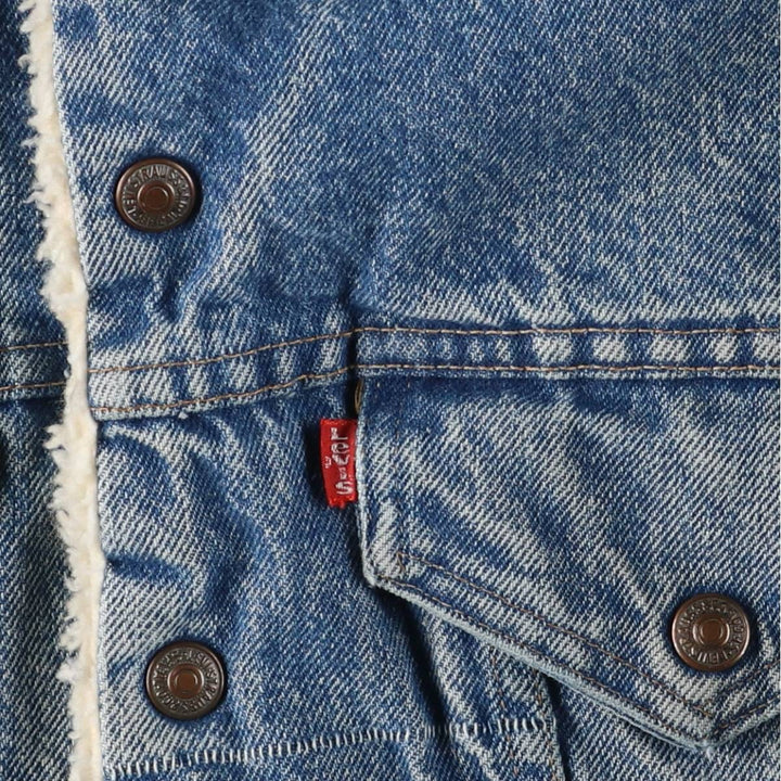 70'S Levi's denim jacket, men's size small unclear blue type Vintage Second Hand