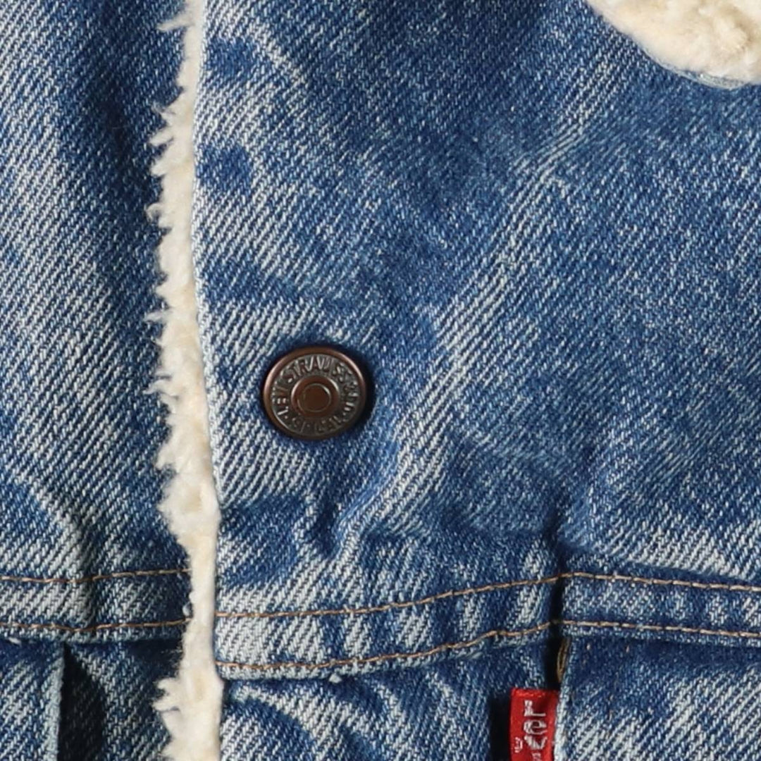 70'S Levi's denim jacket, men's size small unclear blue type Vintage Second Hand