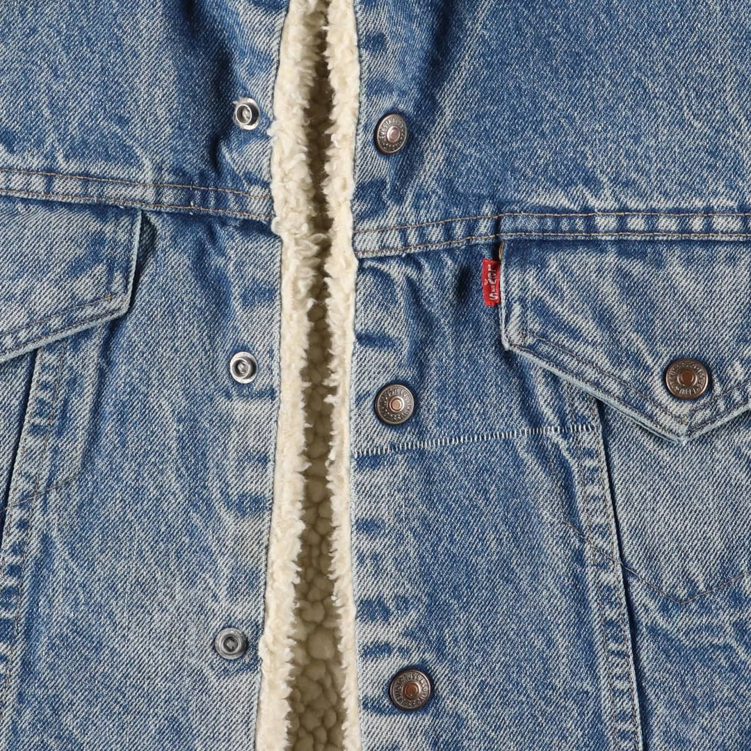70'S Levi's denim jacket, men's size small unclear blue type Vintage Second Hand