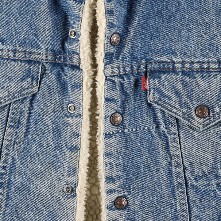 70'S Levi's denim jacket, men's size small unclear blue type Vintage Second Hand