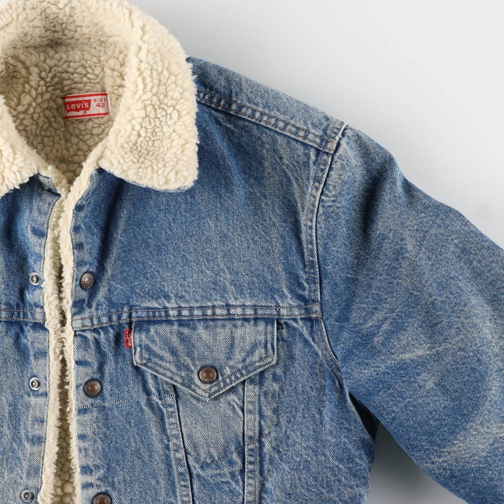 70'S Levi's denim jacket, men's size small unclear blue type Vintage Second Hand