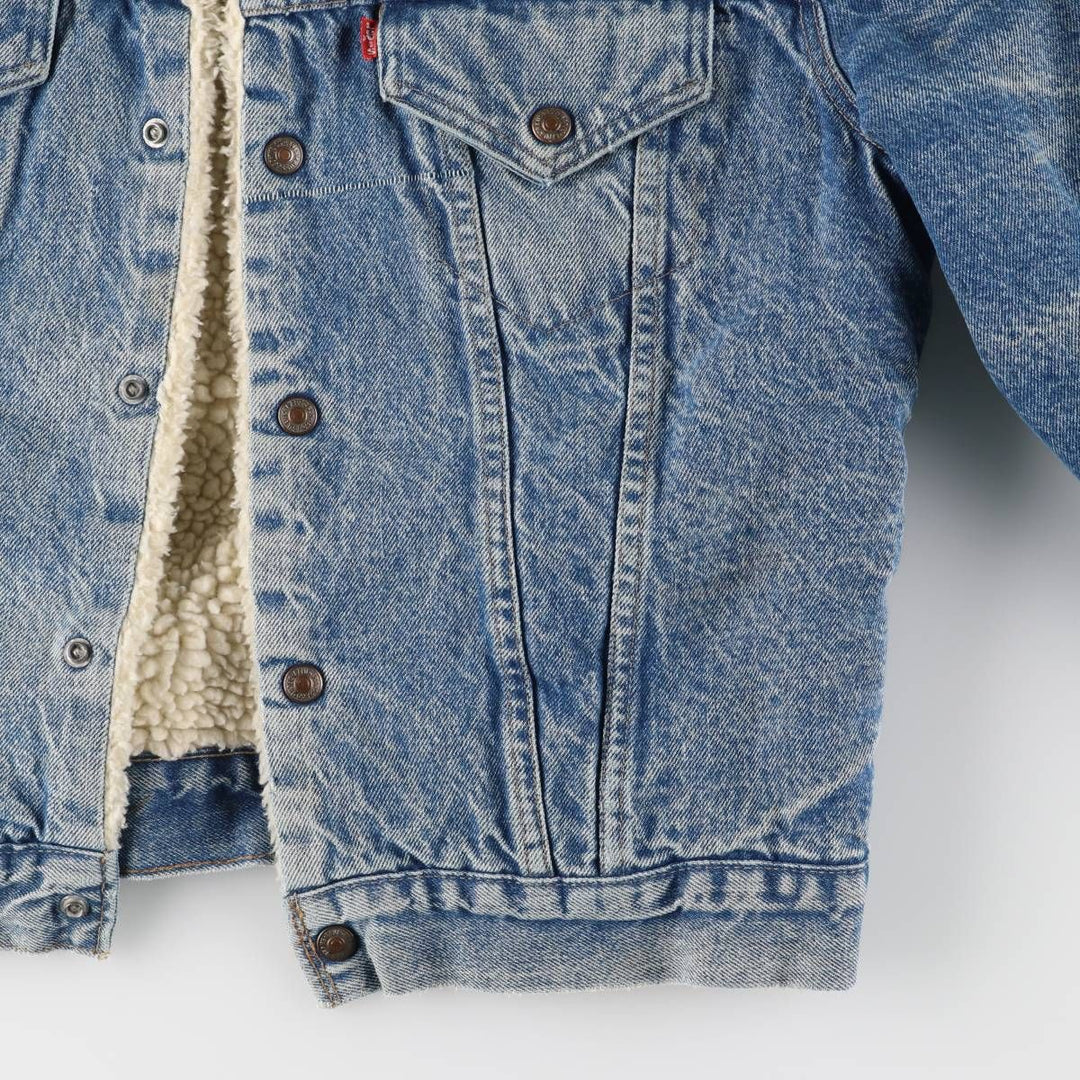 70'S Levi's denim jacket, men's size small unclear blue type Vintage Second Hand