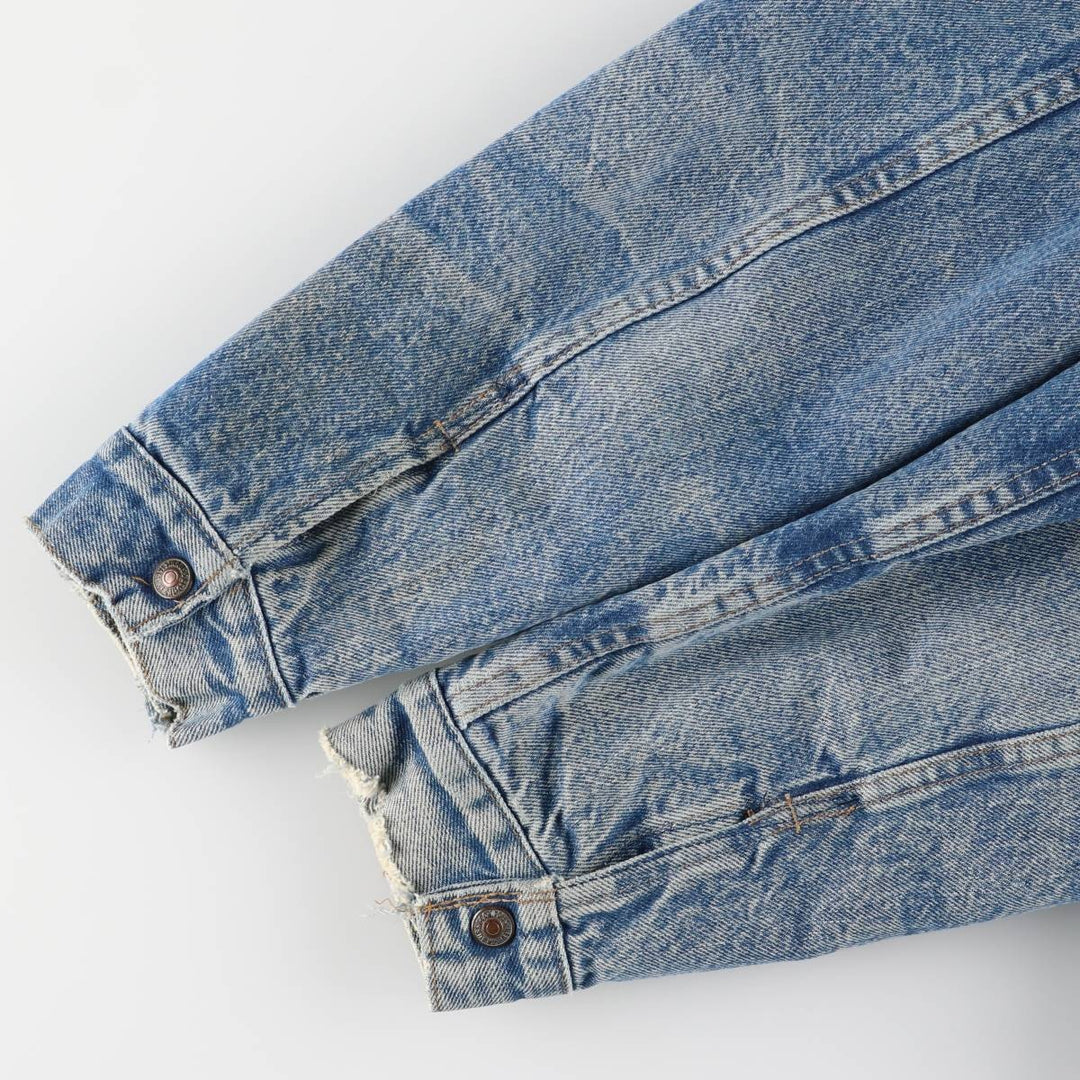 70'S Levi's denim jacket, men's size small unclear blue type Vintage Second Hand