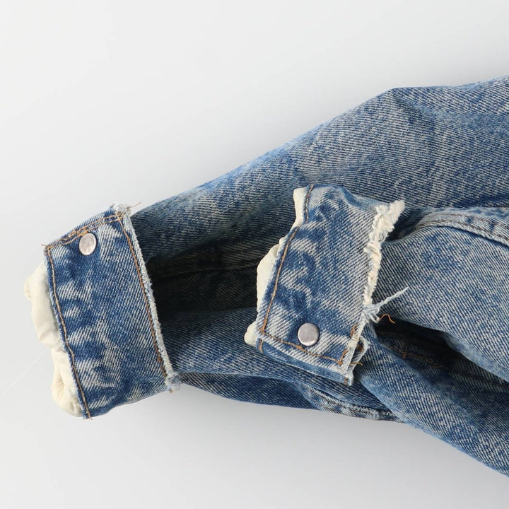 70'S Levi's denim jacket, men's size small unclear blue type Vintage Second Hand