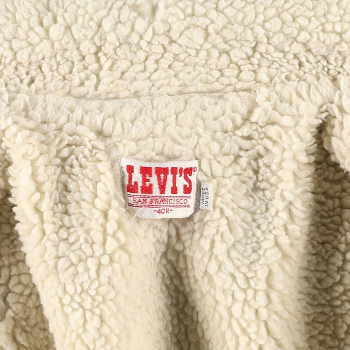 Vintage 80s-90'S Levi's denim jacket, made in the USA, size M, men's unclear blue type Vintage Second Hand