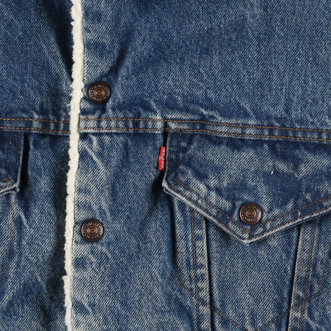 Vintage 80s-90'S Levi's denim jacket, made in the USA, size M, men's unclear blue type Vintage Second Hand