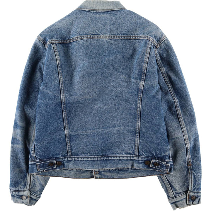 80'S Levi's 70506-0317 denim jacket, denim jacket, made in USA, men's size M, vintage unclear blue type Vintage Second Hand