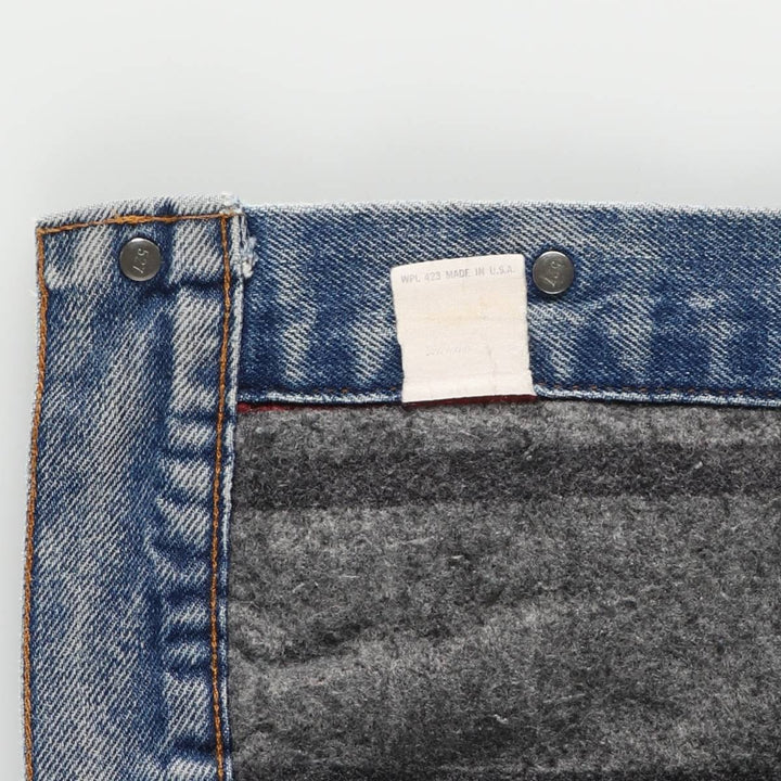 80'S Levi's 70506-0317 denim jacket, denim jacket, made in USA, men's size M, vintage unclear blue type Vintage Second Hand