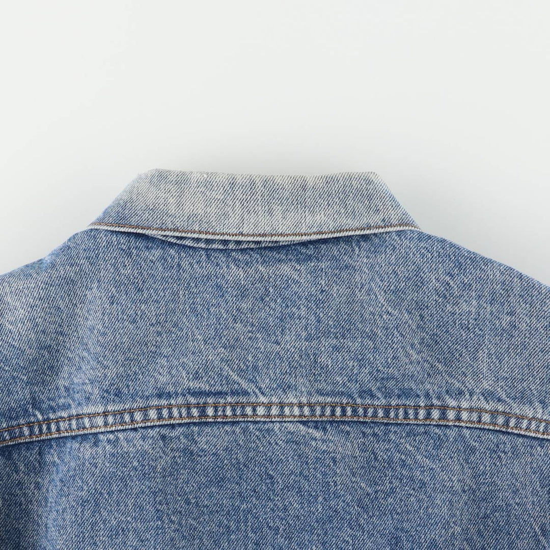 80'S Levi's 70506-0317 denim jacket, denim jacket, made in USA, men's size M, vintage unclear blue type Vintage Second Hand