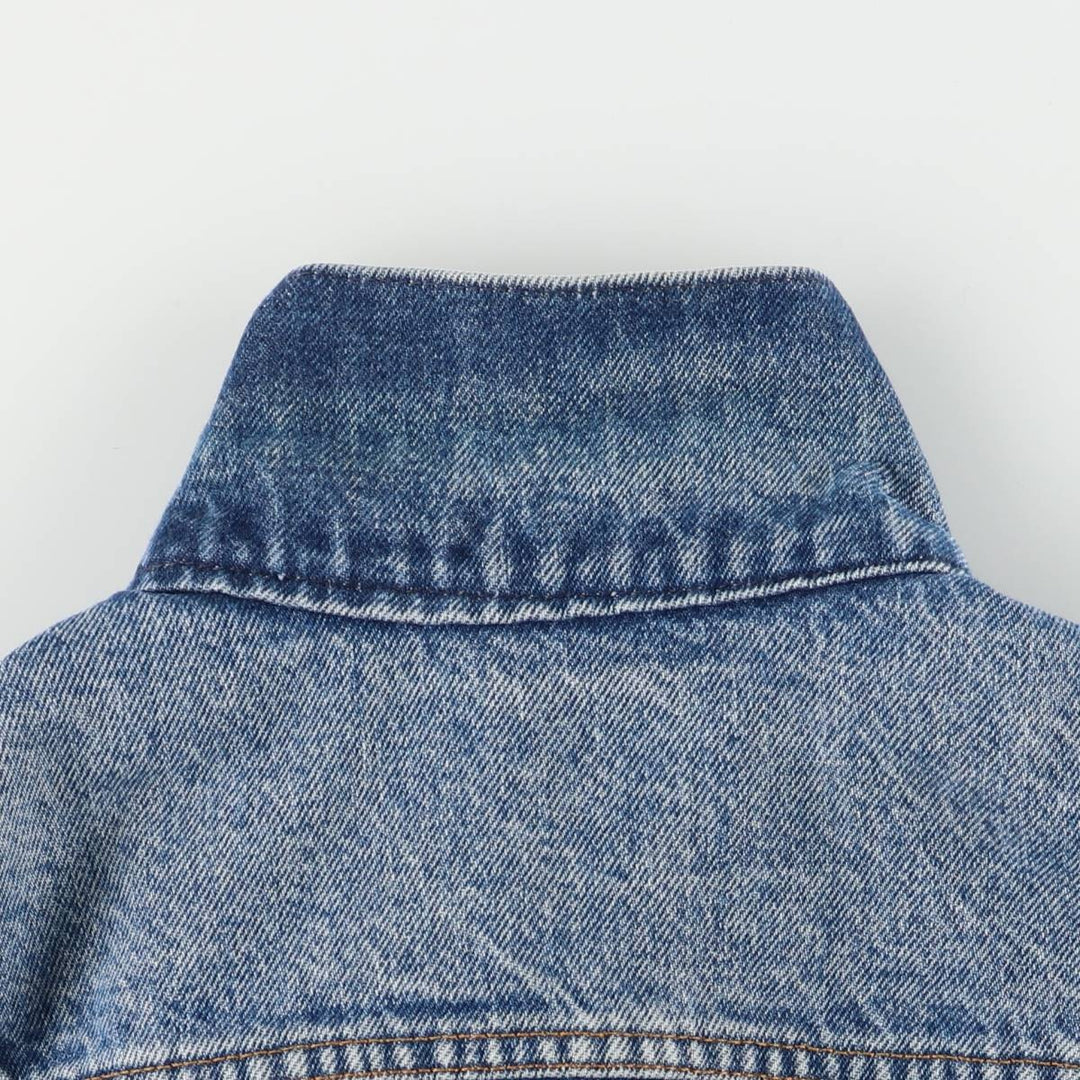 80'S Levi's 70506-0317 denim jacket, denim jacket, made in USA, men's size M, vintage unclear blue type Vintage Second Hand