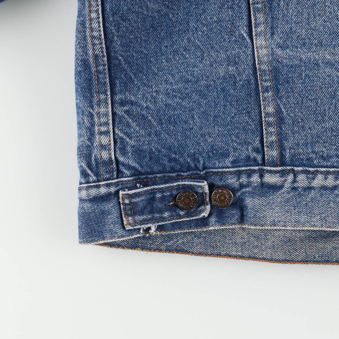 80'S Levi's 70506-0317 denim jacket, denim jacket, made in USA, men's size M, vintage unclear blue type Vintage Second Hand