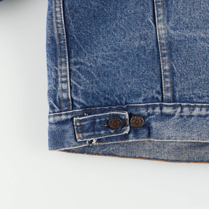 80'S Levi's 70506-0317 denim jacket, denim jacket, made in USA, men's size M, vintage unclear blue type Vintage Second Hand