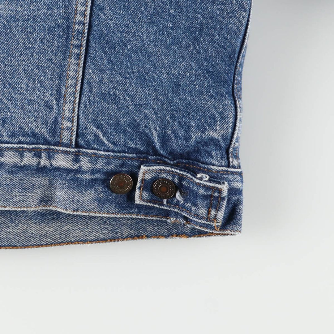 80'S Levi's 70506-0317 denim jacket, denim jacket, made in USA, men's size M, vintage unclear blue type Vintage Second Hand