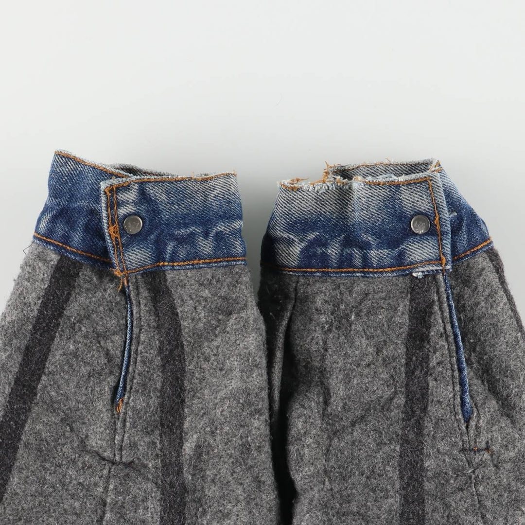 80'S Levi's 70506-0317 denim jacket, denim jacket, made in USA, men's size M, vintage unclear blue type Vintage Second Hand