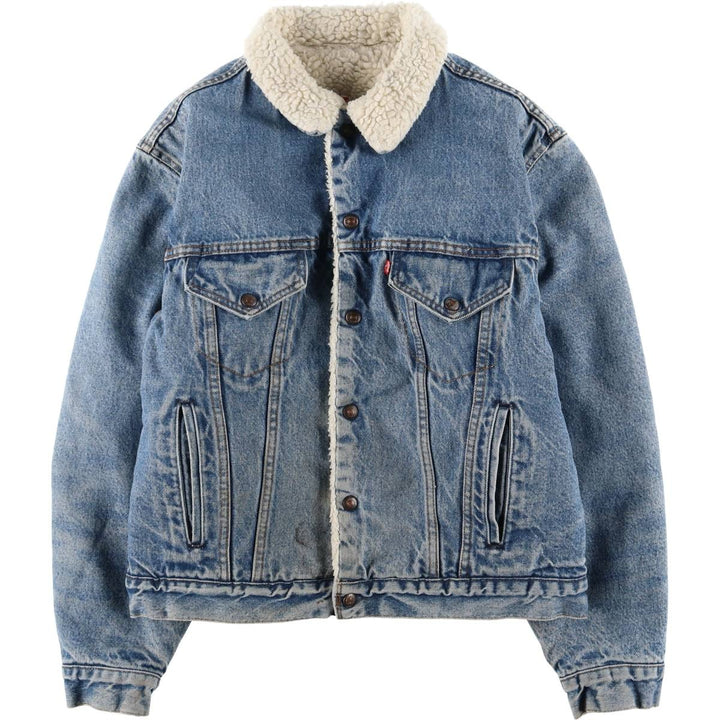 Vintage 80s-90'S Levi's 70608-0216 Padded Denim Jacket, Made in USA, Men's Size Medium cotton blue type Vintage Second Hand