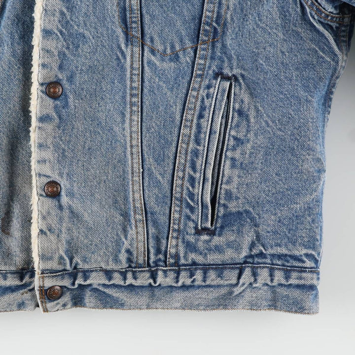 Vintage 80s-90'S Levi's 70608-0216 Padded Denim Jacket, Made in USA, Men's Size Medium cotton blue type Vintage Second Hand
