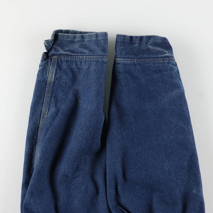 Vintage 80s-90'S ROEBUCKS denim coverall, made in the USA, size L, men's unclear blue type Vintage Second Hand