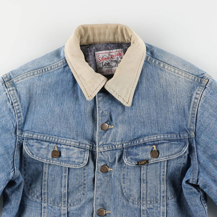 Vintage Lee STORM RIDER denim jacket from the 1970'S and 1980s, made in the USA, size S. unclear blue type Vintage Second Hand