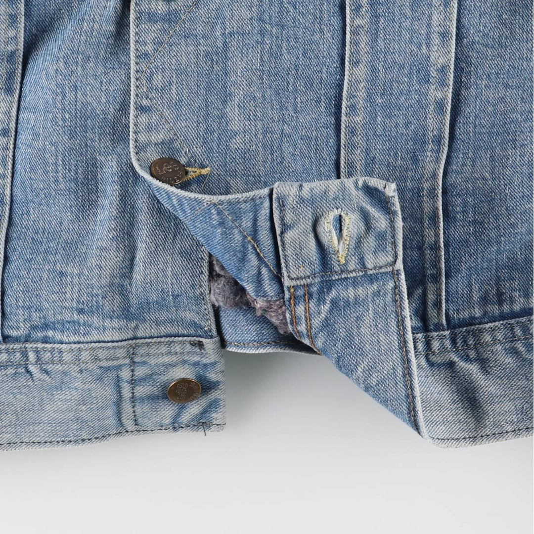 Vintage Lee STORM RIDER denim jacket from the 1970'S and 1980s, made in the USA, size S. unclear blue type Vintage Second Hand