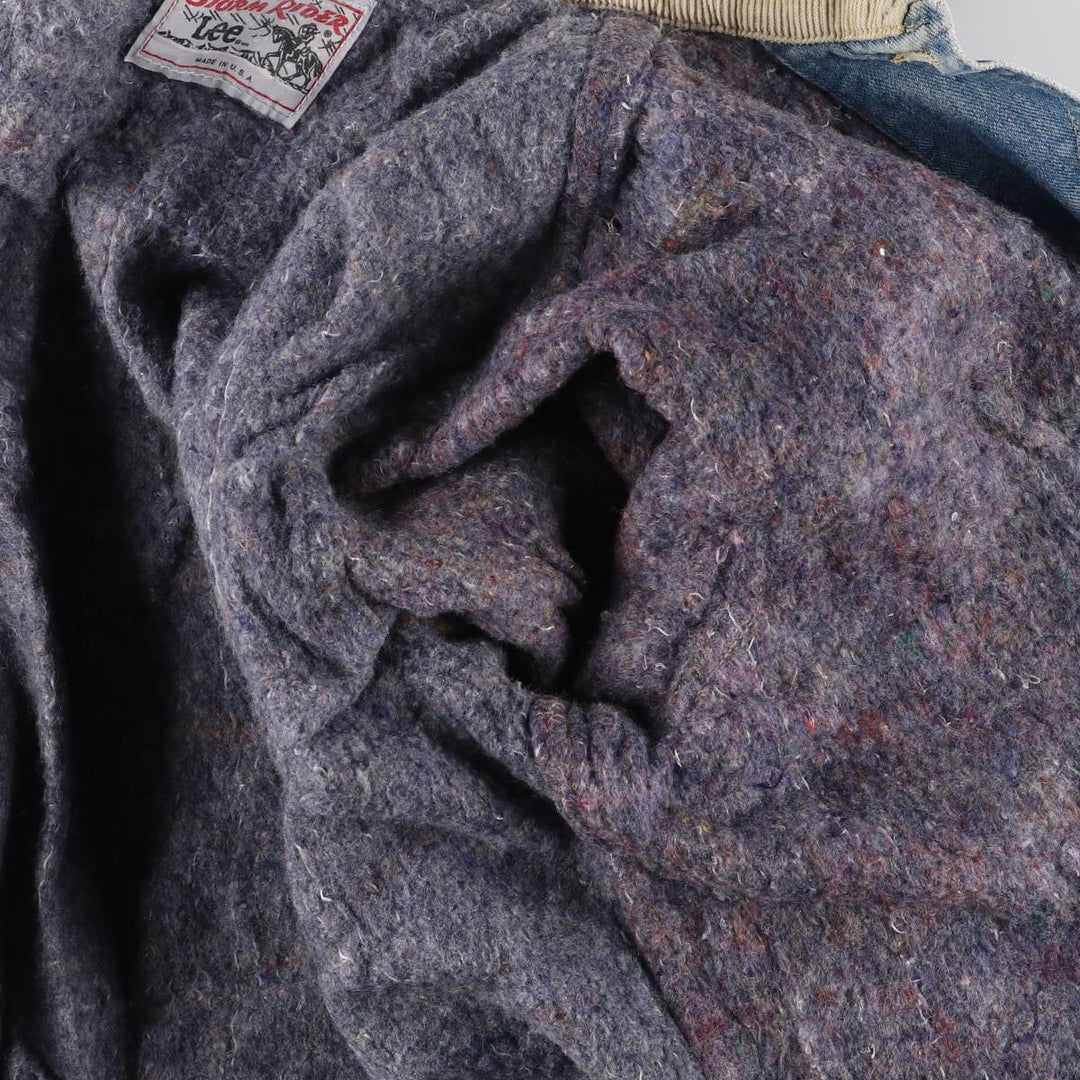 Vintage Lee STORM RIDER denim jacket from the 1970'S and 1980s, made in the USA, size S. unclear blue type Vintage Second Hand