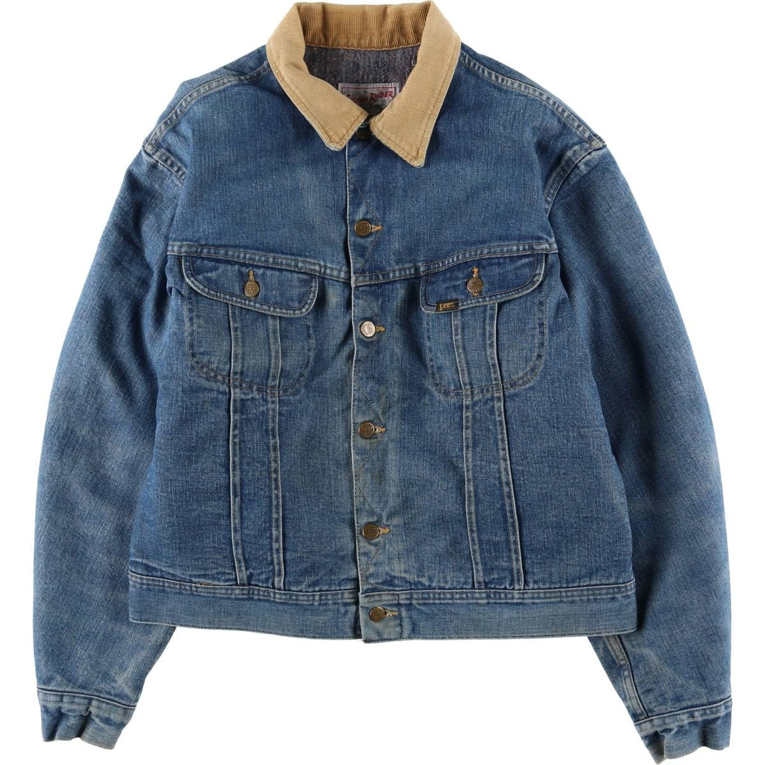 Vintage Lee STORM RIDER denim jacket from the 1970'S and 1980s, made in the USA, size L. unclear blue type Vintage Second Hand