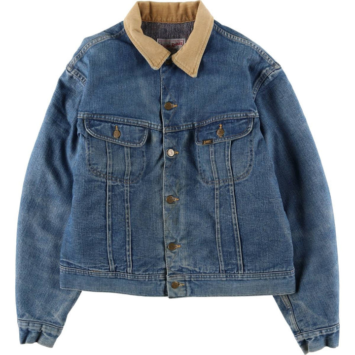 Vintage Lee STORM RIDER denim jacket from the 1970'S and 1980s, made in the USA, size L. unclear blue type Vintage Second Hand