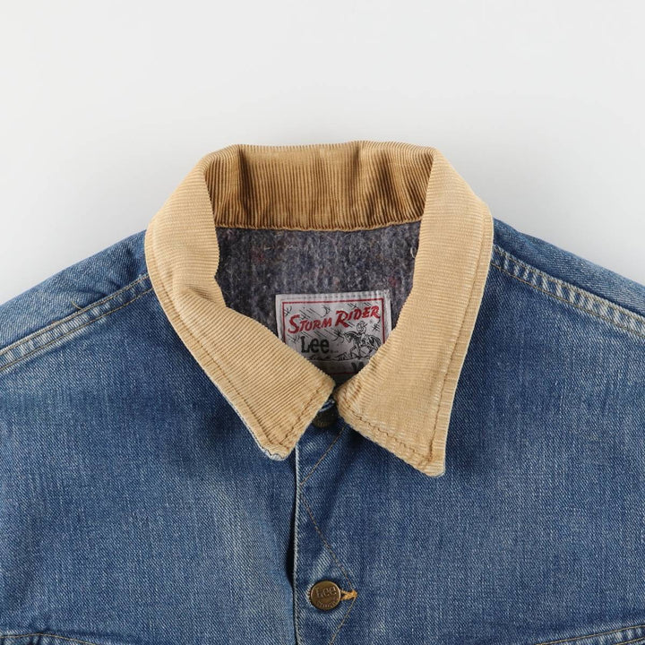 Vintage Lee STORM RIDER denim jacket from the 1970'S and 1980s, made in the USA, size L. unclear blue type Vintage Second Hand