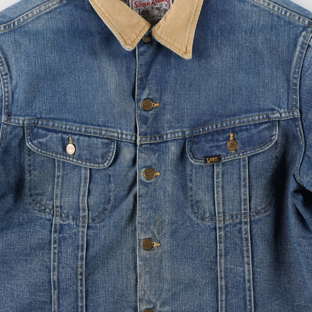 Vintage Lee STORM RIDER denim jacket from the 1970'S and 1980s, made in the USA, size L. unclear blue type Vintage Second Hand