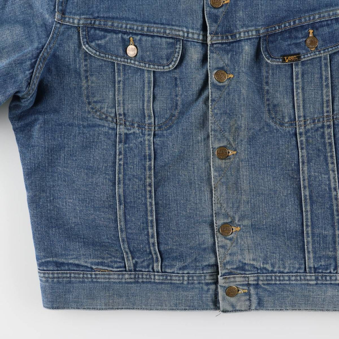 Vintage Lee STORM RIDER denim jacket from the 1970'S and 1980s, made in the USA, size L. unclear blue type Vintage Second Hand