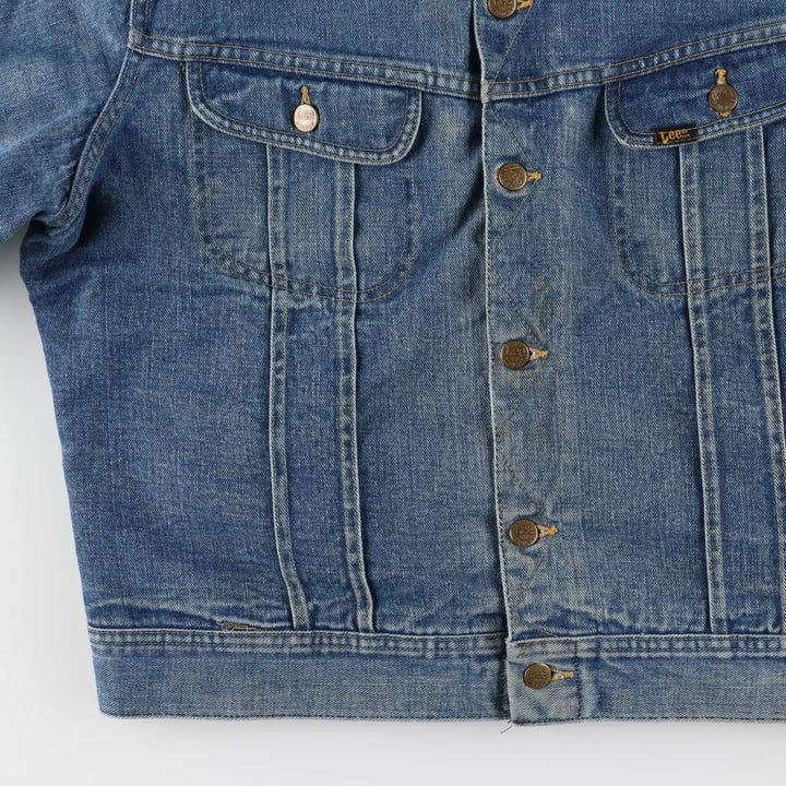 Vintage Lee STORM RIDER denim jacket from the 1970'S and 1980s, made in the USA, size L. unclear blue type Vintage Second Hand