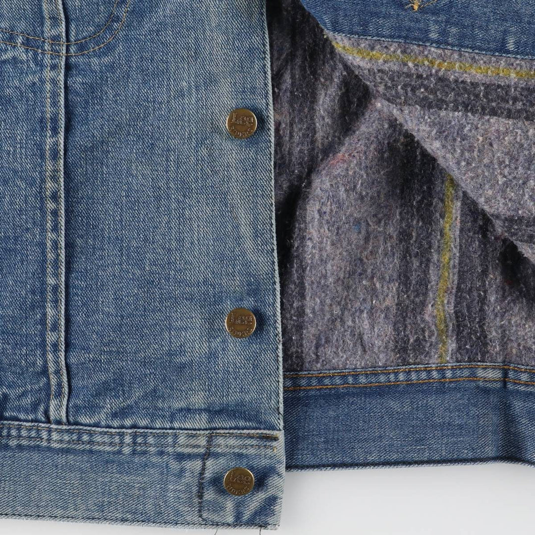 Vintage Lee STORM RIDER denim jacket from the 1970'S and 1980s, made in the USA, size L. unclear blue type Vintage Second Hand