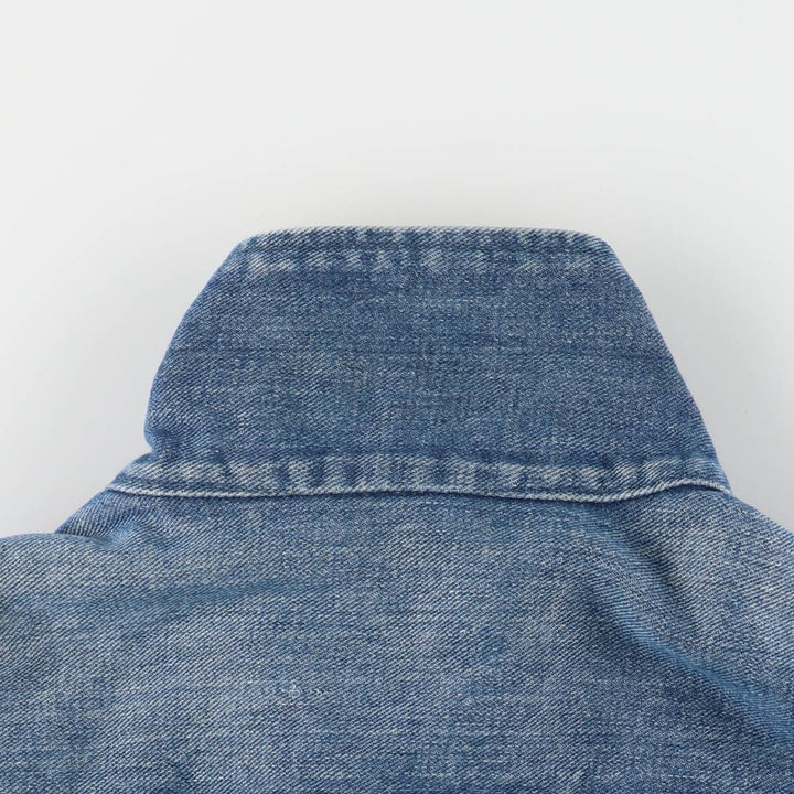 Vintage Lee STORM RIDER denim jacket from the 1970'S and 1980s, made in the USA, size L. unclear blue type Vintage Second Hand