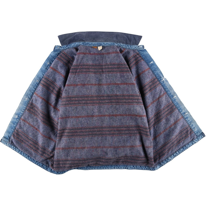 70s~80'S Wrangler BIG BEN denim coveralls made in USA, men's XL size, vintage cotton blue type Vintage Second Hand