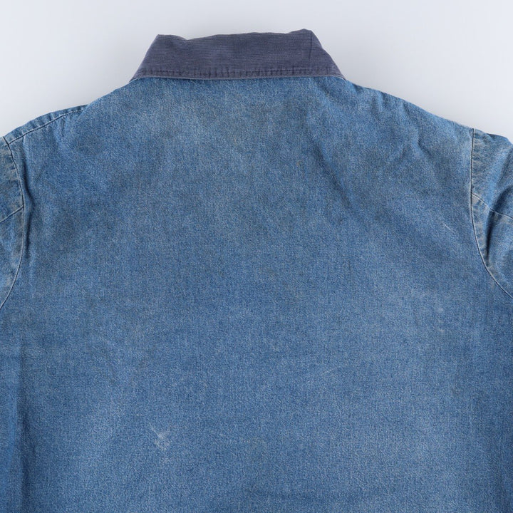 70s~80'S Wrangler BIG BEN denim coveralls made in USA, men's XL size, vintage cotton blue type Vintage Second Hand