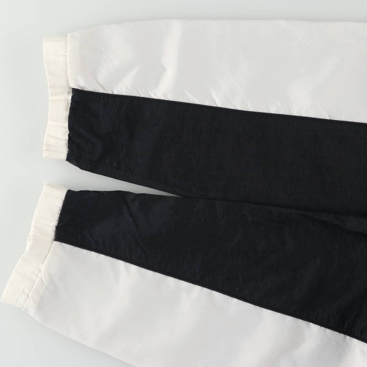 Vintage 90'S Nike 2-Way Windbreaker with Stripes and Back Logo, Men's Size Medium polyester white type Vintage Second Hand